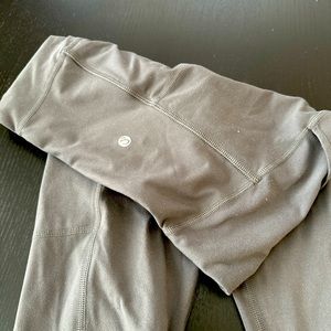 Gray stretch/ high waisted leggings